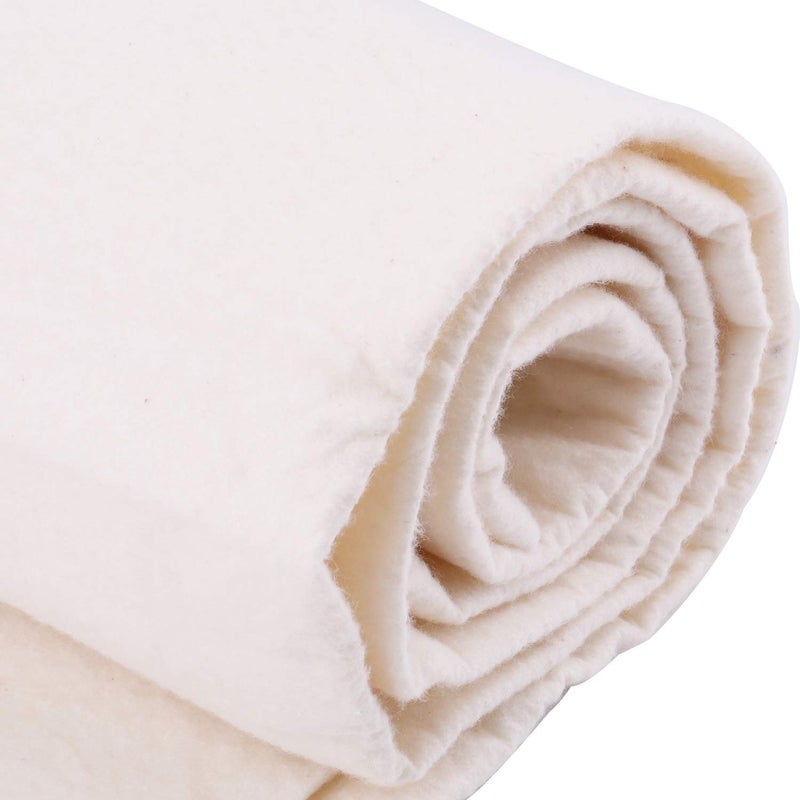 Tosnail 72-Inch x 90-Inch Soft Natural Cotton Batting for Quilts, Craft and Wearable Arts - Image 4